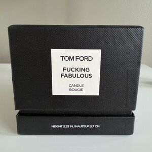 Tom Ford Black and White 'Fucking Fabulous' Candle Box